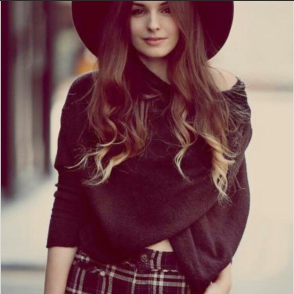 Free people sugar wrap top sweater